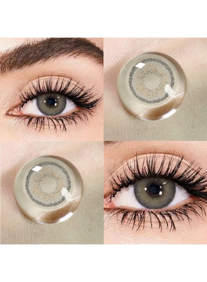 Athena Mist Natrual Contact Lenses, Unisex Cosmetic Contact Lenses, Natural Fashion Lenses. 42% Water - view 4